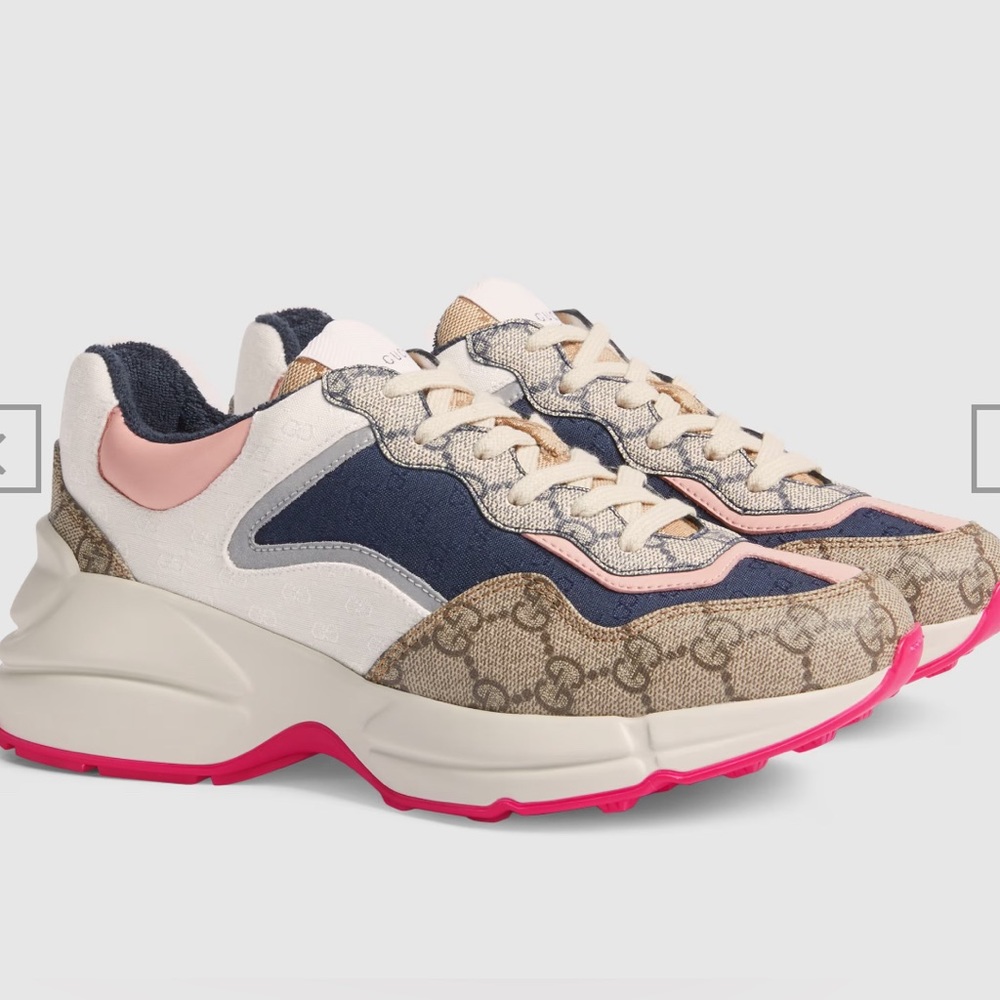 Gucci Sneakers. Worn once at the mall for a short time. Never outside.